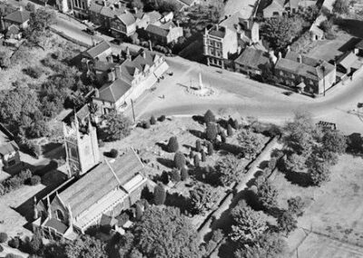The Green and St.Margaret’s Church in 1928