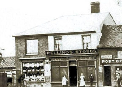 At the Time this Photo Was Taken Circa 1905, the Post Office was Located on the Green. It Moved to the High Street in 1910