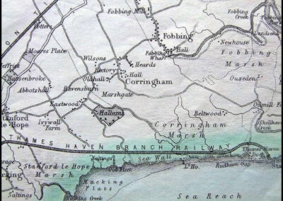 Stanford Le Hope Area Map - Circa 1900