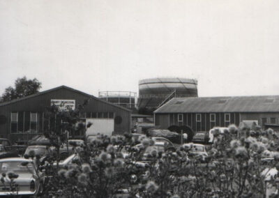 Stanford Le Hope - Butts Road Gas Holder in the Background