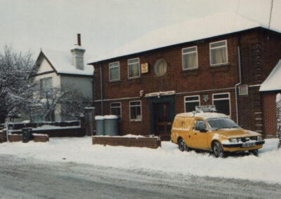 Stanford Le Hope - Corringham Road in the Snow, 1980s