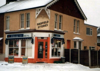 Stanford Le Hope - Hadfield Stores in the Snow, 1980s