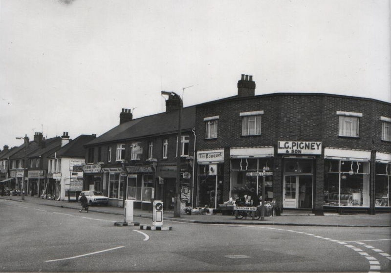 Stanford Le Hope - The Green Junction with Wharf Road, 1970s