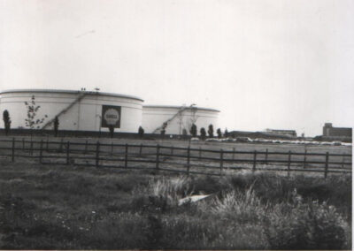 Shell Haven Refinery Oil Tanks - 1974