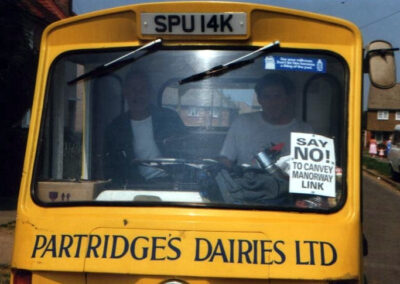 Stanford Le Hope - Partridges Dairies Milk Float, 1980s