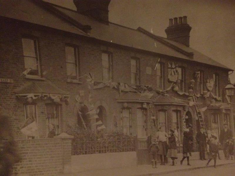 Wharf Road - King George V Coronation, 1911