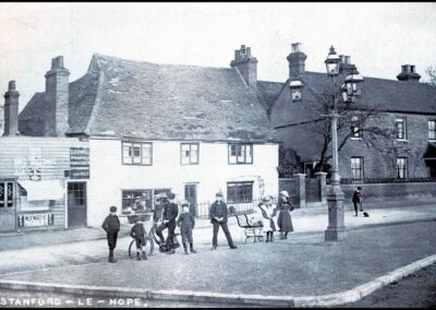 Stanford Le Hope - The Green, The Cock and Magpie Demolished, 1929